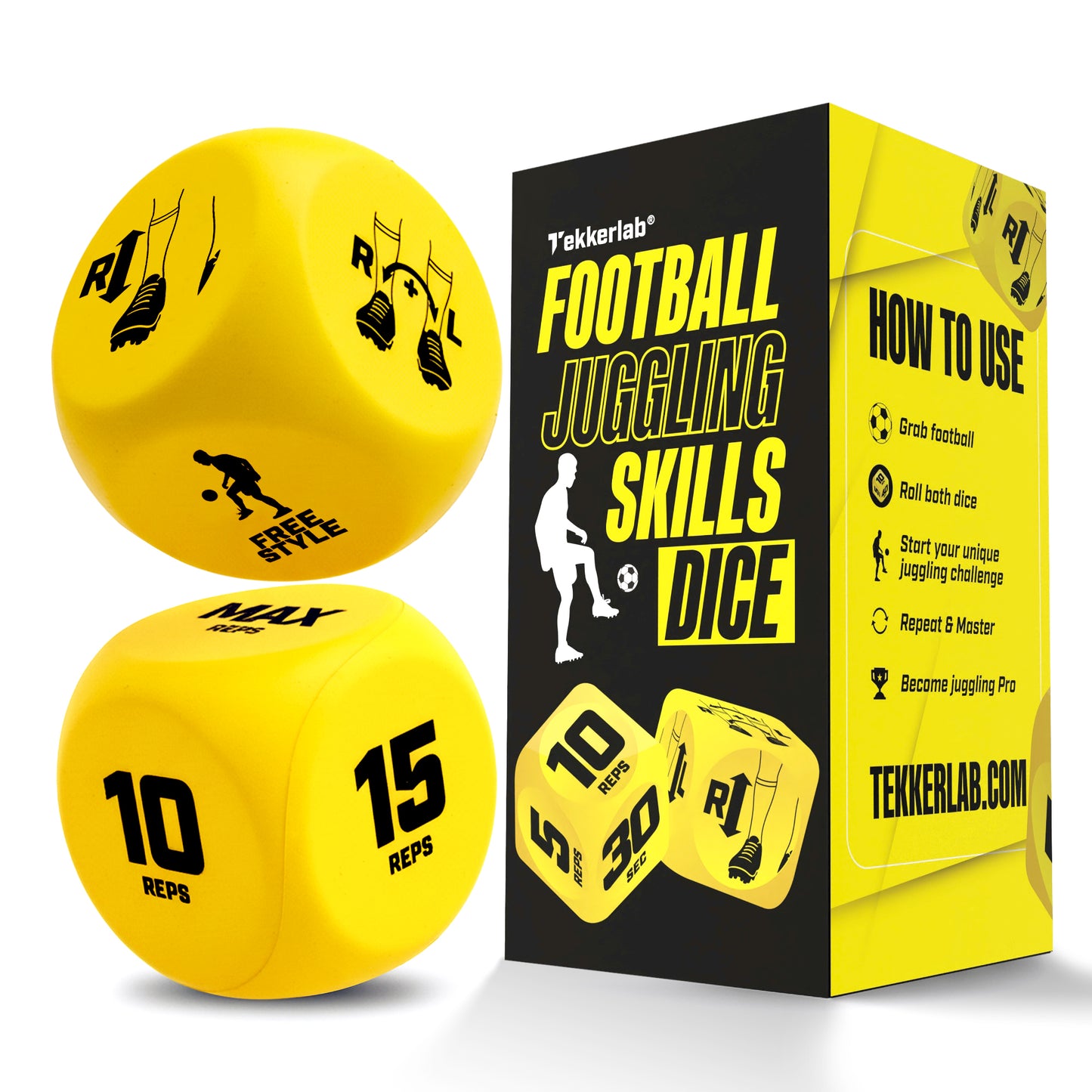 Tekkerlab Football Training Dice